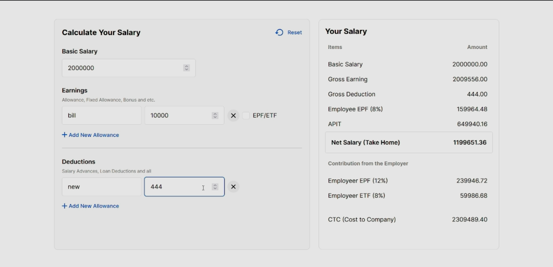 Image of Salary Calculator